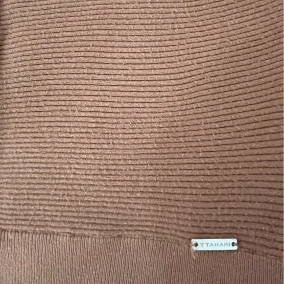 Tahari size XS rosey brown cardigan sweater - Picture 5 of 6